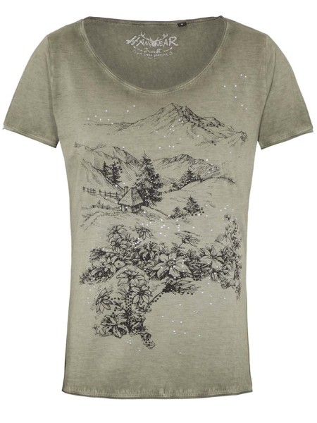T-Shirt mit Alpen als Motiv